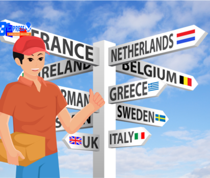 Gửi hàng đi nước ngoài Châu Âu